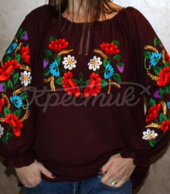 Украинская женская вышиванка "Буденная" купить Пологи