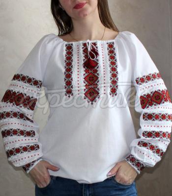 Українська вишита блузка "Божена" купити