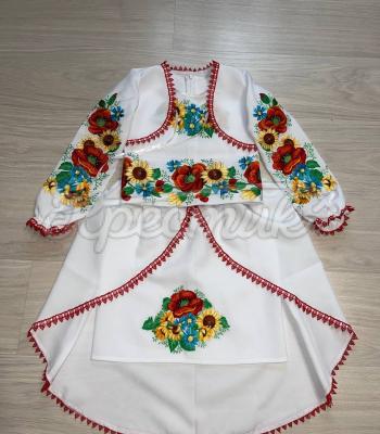 Детское украинское платье "Ульяна" купить детское платье Одесса