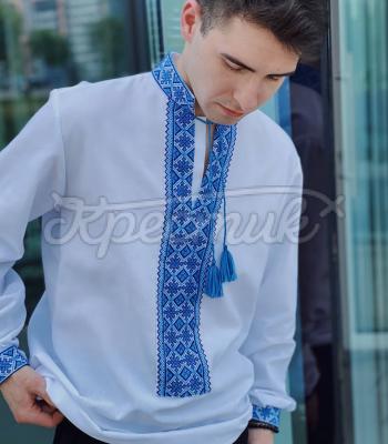 Біла вишита сорочка "Карнаух" український виробник