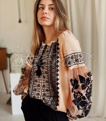 Женская блузка вышиванка "Люсоль" украинский бренд