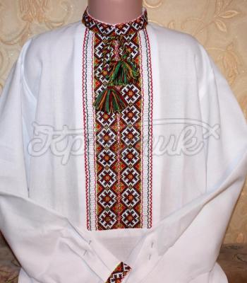 Украинская вышиванка  на мальчика " Узоры" купить