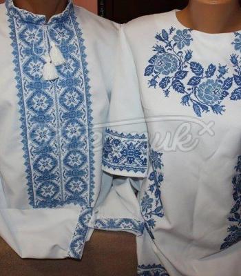Парные вышиванки "Голубки" фото Крестик Киев