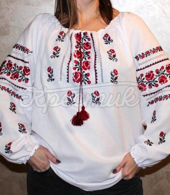Вишита українська блузка "Меланка" замовити