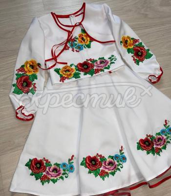 Украинское детское платье "Маруся" купить платье на девочку