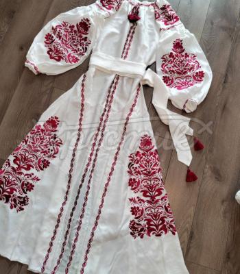 Вышитое платье бохо «Бранко» украинский бренд