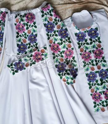 Парные белые вышиванки "Весна" купить Киев