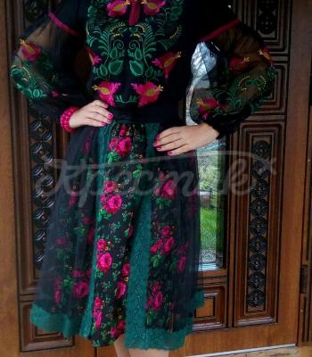 Женский костюм с шаляновой юбкой "Лаура" фото