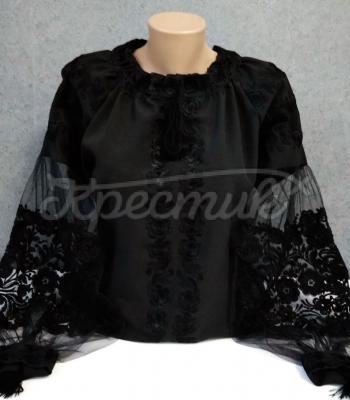 Черная женская вышиванка  за "Регина" фото