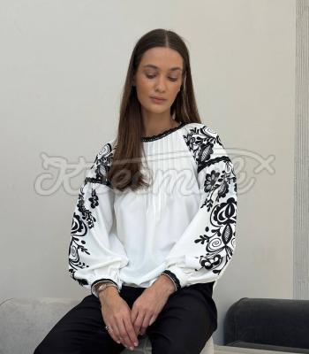 Блуза в украинском стиле "Адель" брендовые вышиванки.