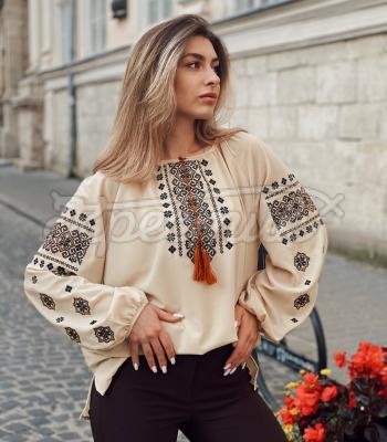 Вышитая блузка-вышиванка "Мелашка" украинский дизайн