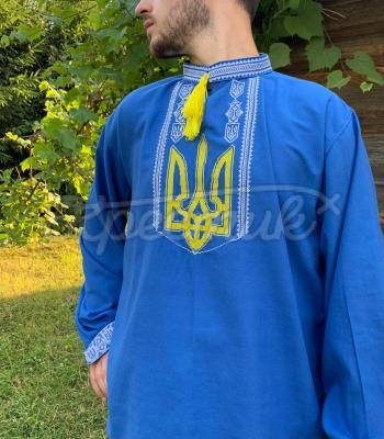 Вышитая мужская вышиванка "Укроп" купить Київ
