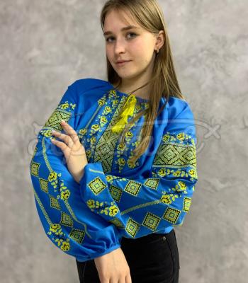 Украинская блузка вышиванка "Патриотка" купить Харьков