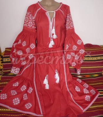 Красное женское платье "Роксолана" фото