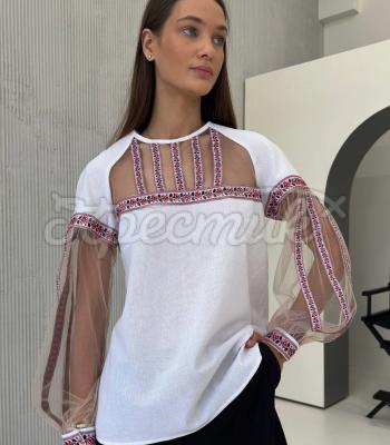 Жіноча блузка український стиль "Віра" українські бренди