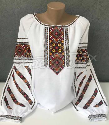 Жіноча вишиванка "Гуцульська" блуза вишита