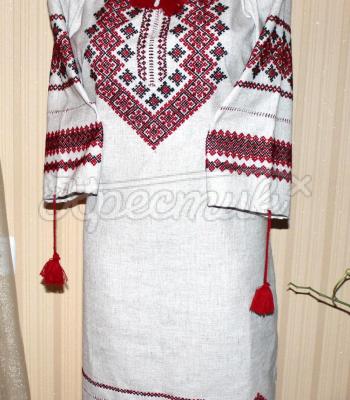 Вышитое украинское платье "Традиции" фото