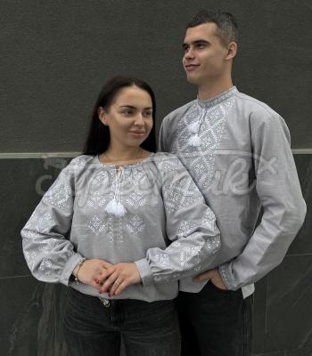 Пара вишиванок "Ранковий Туман" український бренд