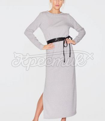 Трикотажна довга сукня "Люрекс" фото