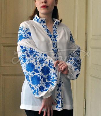 Жіноча вишита блузка з яскравою стильною вишивкою в інтернет-магазині вишиванок