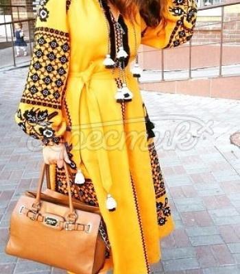 Эллегантное платье в стиле бохо "Солнце" купить Киев