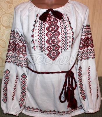 Женская вышиваночка украинская крестиком