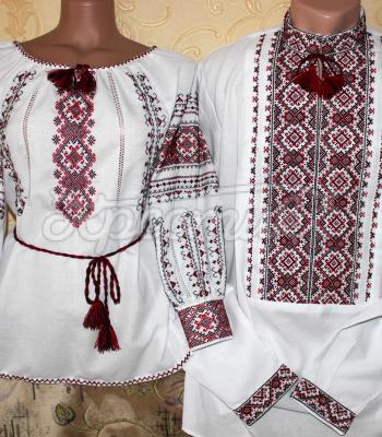 Парные вышиванки для мужчины и женщины "Традиции" фото