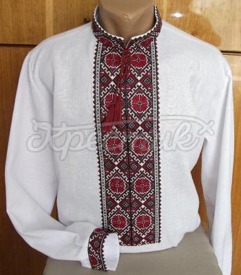 Украинская вышиванка мужская длинный рукав