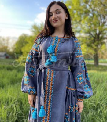 Вышитое платье бохо "Мелодия счастья" Украина 