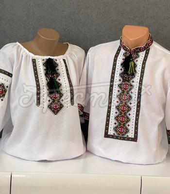 Украинские вышиванки парные "Гуцульский амулет" купить