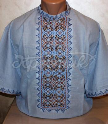 Вышитая мужская украинская вышиванка "Сказочник" купить Почаев
