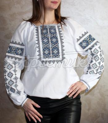 Вышитая украинская женская блузка "Сварговый рассвет" купить Суммы