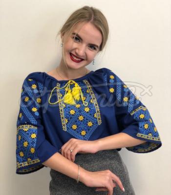 Вишита жіноча блузка "Українка" купити