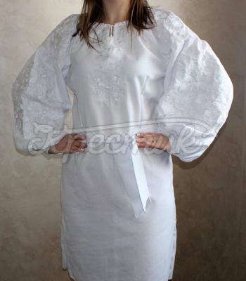 Вышитое белое платье "Батавия" платье бохо