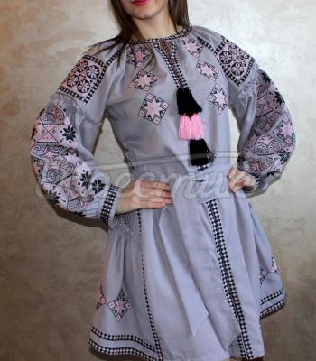 Вышитое украинское платье "Ориана" купить платье бохо
