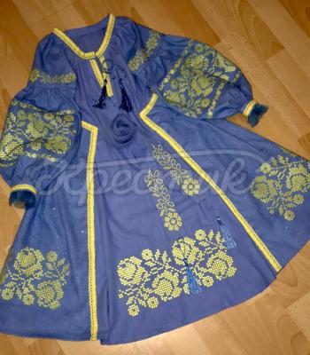 Детское вышитое платье "Чаруня" купить детское платье Киев