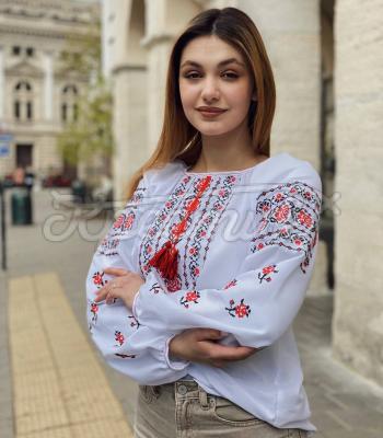 Традиционная украинская вышиванка "Марися" купить блузку бохо