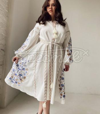 Сучасна жіноча сукня бохо "Пелагея" етно бохо стиль