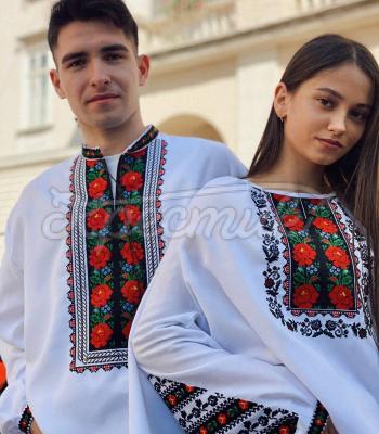 Парные борщевские вышиванки «Любчики» купить вышиванки Харьков