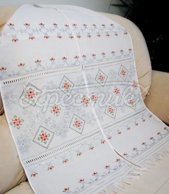 Весільний рушник ручної роботи "Перлини традицій" купити вишитий рушник