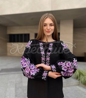 Жіноча квіткова вишиванка "Севілія" купити сукню бохо