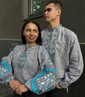 Комплект вишиванок для пари "Натхнення"  парні вишиванки