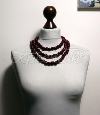 Женское этно ожерелье "Гранатовая любовь" купить киев