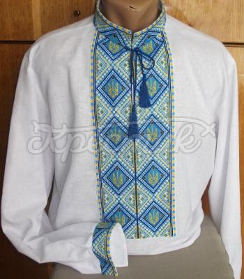 Мужская сорочка вышиванка купить в интерет-магазине Крестик