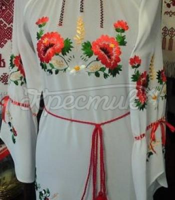 Белая блузка из шифона женская купить Киев