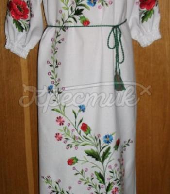 Украинское платье с вышивкой