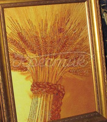 Вышитая картина бисером "Сноп пшеницы" купить Киев.