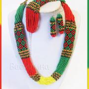 Набор украшений из бисера купить в интернете