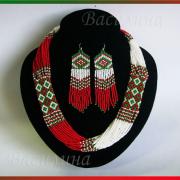 Набор украшений украинский бисер купить Киев