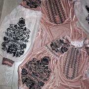 Парні вишиванки "Рожевий оксамит" фото